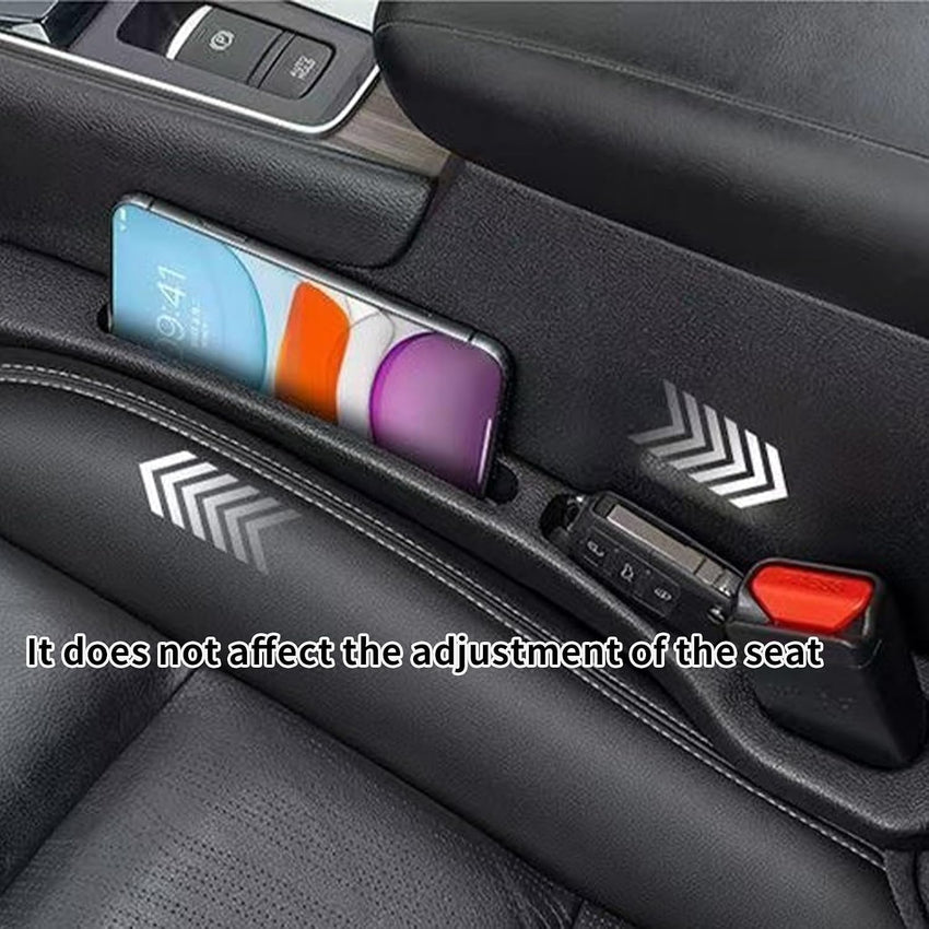 Car Seat Gap Filler Organiser 2 Pack for Cars SUVs & Trucks â Black
