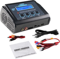 LiPo Charger,150W 10A AC/DC for Battery Balance Charger Discharger Li-ion/Life/NiCd/NiMH/LiHV/PB/Smart Battery(Battery Charger Adapter)