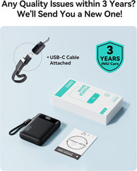 INIU Power Bank, Smallest 22.5W 20000mAh Portable Charger, USB C In & Out Fast Charging Mini Battery Pack, Mobile Phone Powerbank Compatible with iPhone16 15 14 13 12 Pro Max Samsung S23 iPad Tablet