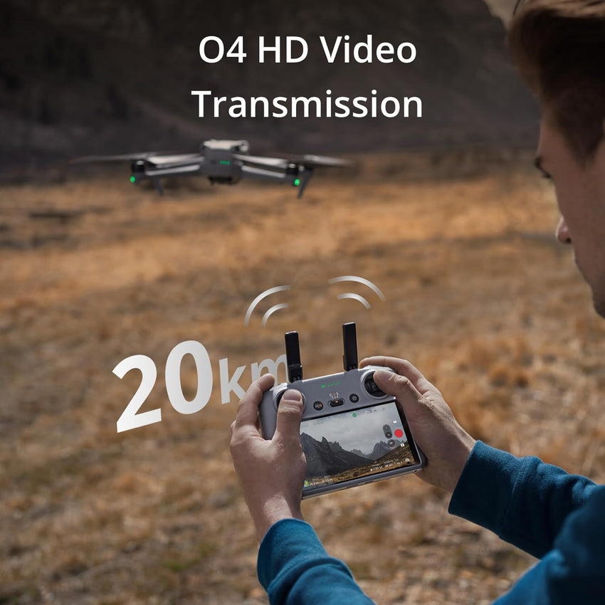 DJI RC 2, Remote Controller for Air 3/Mini 4 Pro, Next-Gen Processor, 20km O4 Transmission, 5.5-inch FHD Screen, 2T4R Antennas, Smart Controller for Drones, Light and Compact