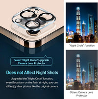 ivoler 4-Pack Camera Lens Protector for iPhone 14 Pro Max /15 Pro Max/ 16 Pro Max 6.9'',iPhone 15 Pro/14 Pro 6.1'' /16 Pro 6.3 ''Tempered Glass Camera lens Screen Protector Camera Cover Case Friendly