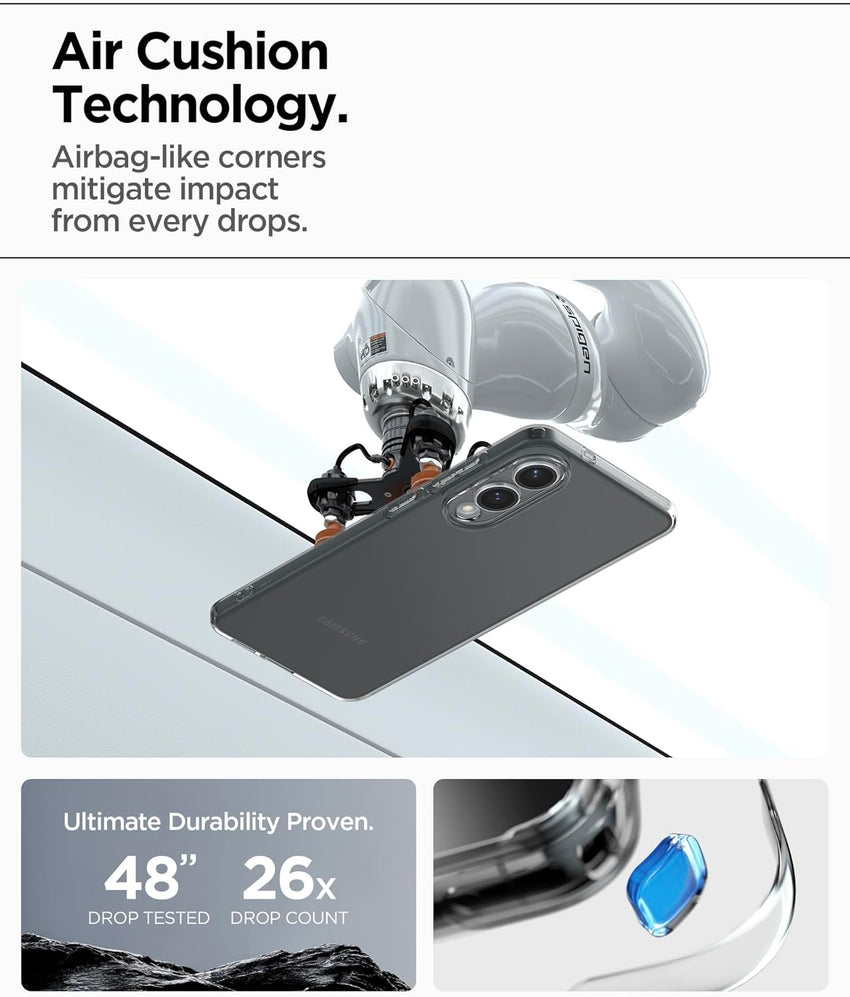 Spigen Liquid Crystal Case Compatible with Samsung Galaxy S25 Edge - Space Crystal