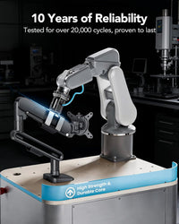 Ultrawide Single Monitor Arm 13-40in Holds 12kg C-Clamp & Grommet VESA 75/100mm 13 40in