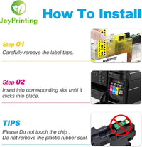 JoyPrinting LC-421 Ink Cartridges for Brother LC421 LC-421 Ink Cartridges Multipack for Brother DCP-J1050DW MFC-J1010DW DCP-J1140DW (1 Black,1 Cyan,1 Magenta,1 Yellow, 4-Pack)