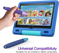 Kid-Friendly Stylus Pens for Touch Screens,Tablet Stylus Pen 2 Pack of Purple Blue Stylus Universal Touch Screen Capacitive Stylus Compatible with Kindle ipad iPhone