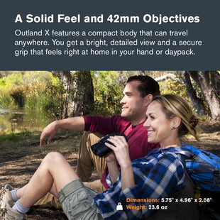 Celestron 71346 8 x 42 Outland X Binocular, Black