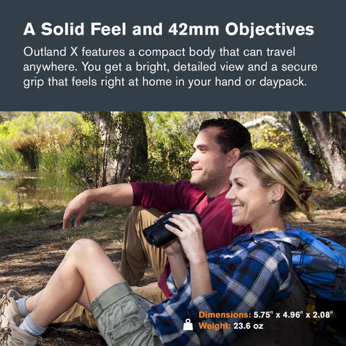 Celestron 71346 8 x 42 Outland X Binocular, Black