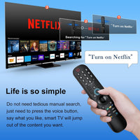 Magic Remote for LG-Smart-TV-Remote-Control,Replacement for MR24GA MR23GA MR22GN MR21GA,Suitable for LG UHD OLED QNED NanoCell 4K 8K Smart TV,with Pointer and Voice Function