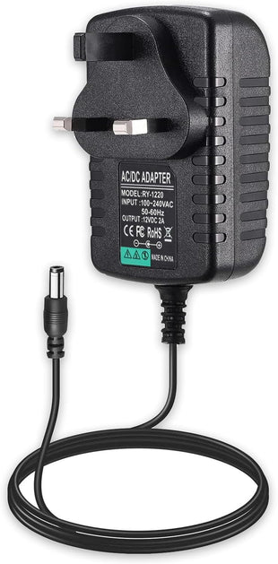 12V 2A Power Supply Adapter, AC to DC Power Supply Adapter, AC/DC Converter Adapter Driver Transformer, For LED Strip Lights, CCTV Camera, Router, Audio/Video etc