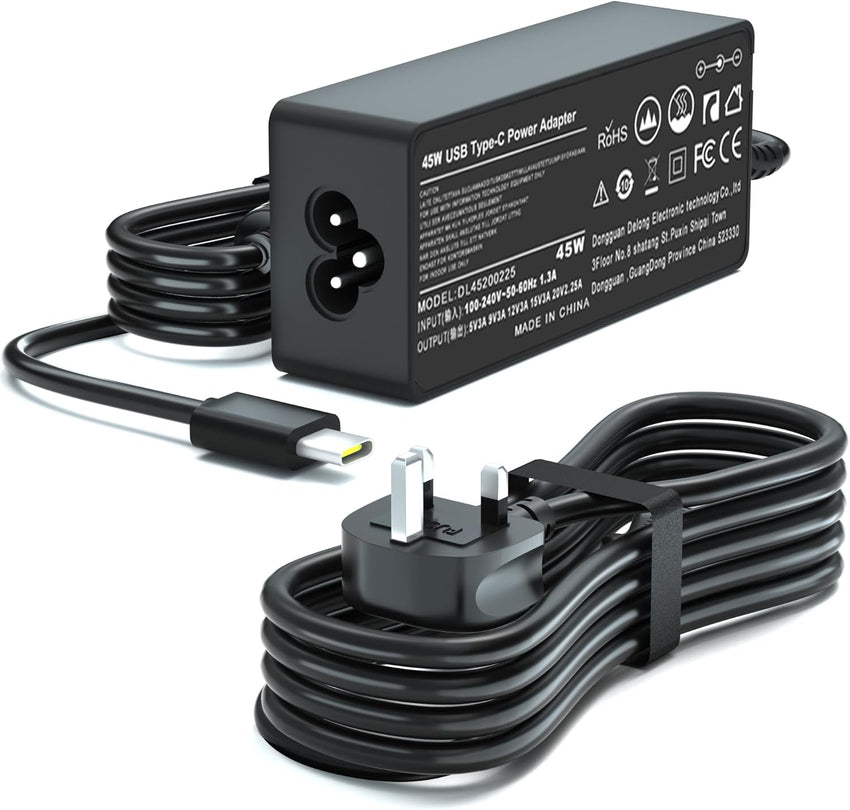 Xintala 45W USB C Laptop Charger Compatible with Lenovo Chromebook 100e 300e 500e Series, Acer, HP, Asus, Dell, Samsung and More Type-C Power Supply