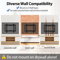 JXMTSPW Tilt TV Wall Bracket for 14-42 inch LCD LED OLED Flat Curved TVs up to 25kg,Low Profile Tilt TV Bracket Max VESA: 200x200mm 16 19 22 24 32 36 40" Ultra Slim Television Mount
