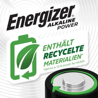 Energizer Alkaline Power - AA Batteries (16 Pack) - Double A Battery 1.5V - Up To 50% Longer Lasting - For Everyday Devices - 100% Recyclable Packaging - 7 Year Shelf-Life