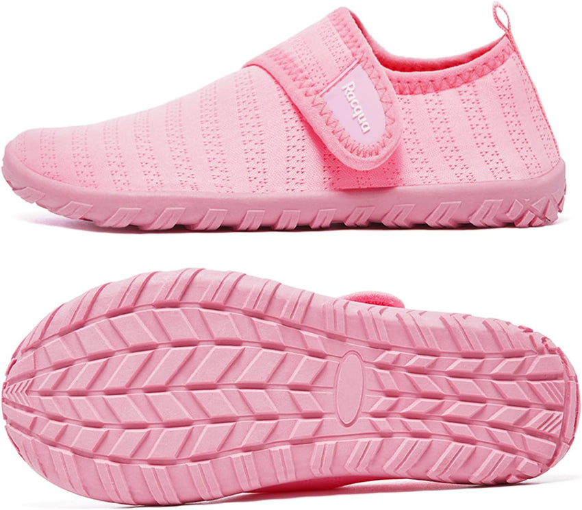 Girls Water Shoes Lightweight Quick Dry Barefoot Swim Shoes for Pool Surfing Ã¢ÂÂ Pink 5.5