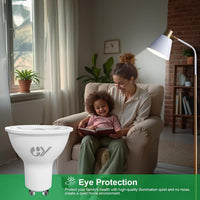 GU10 LED Bulb 4W 6500K 720lm Energy Saving Equivalent 60W Non Dimmable 12 Pack Cool White