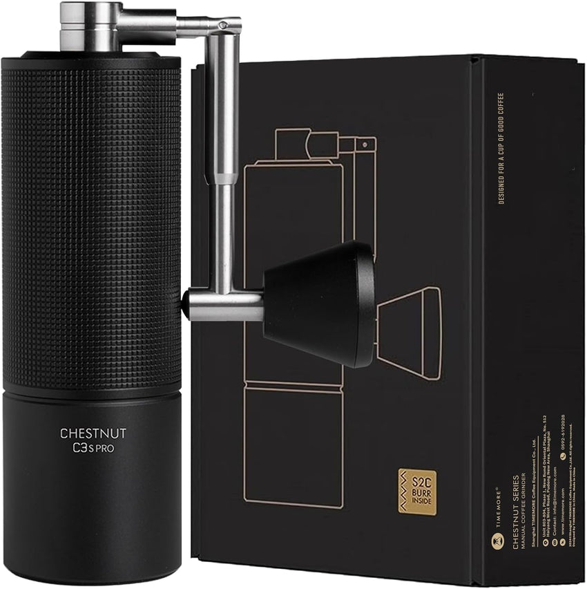 TIMEMORE Manual Coffee Grinder All-Metal Portable Design Black