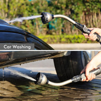 RESTMO Watering Lance Heavy Duty, Metal Spray Lance 10 Spray Patterns, 42cm Long Garden & Lawn Sprayer Gun with Thumb Flow Control, Perfect Hose Wand to Water Hanging Baskets and Shrubs