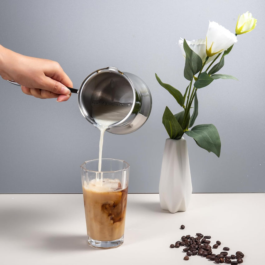 Turkish Coffee Pot Stainless Steel 500ml â IMEEA Milk Warmer
