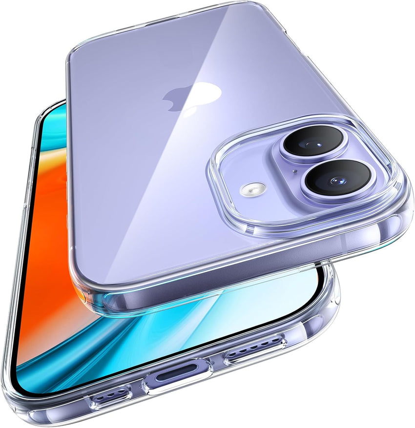 TORRAS Crystal Clear for iPhone 17 Case, NO.1 Anti-Yellowing Certified by RoHS [12FT Military-Grade Protection] Thin Slim Soft Case for iPhone 17 cover- Clear