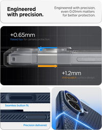 Spigen Liquid Air Case Compatible with iPhone 17 (2025) [Military-Grade Drop Protection] - Navy Blue