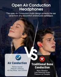Open Ear Air Conduction Headphones Dual Mode Bluetooth 6.0
