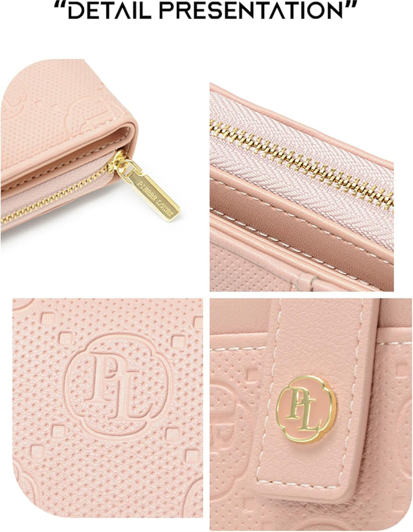 WomenÃ¢ÂÂs RFID Bifold Wallet ID Window Zipper Coin Pocket Ã¢ÂÂ One Size