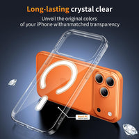 YNMEacc 5 in 1 Magnetic for iPhone 17 Pro Max Case with 2X Screen Protector + 2 Lens Covers, [Compatible with MagSafe] Slim Soft TPU Silicone Shockproof Anti-Scratch Phone Cover - Clear
