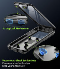 Bike Phone Mount Anti-Theft Waterproof Shockproof Lock/Unlock â Universal
