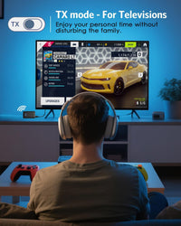 Ankilo Bluetooth 5.3 Transmitter Receiver, 2-in-1 Bluetooth Audio for TV Receiver with 3.5mm Jack, Long Battery Life, Noise Cancellation for PC, Airplane, Headphones, Speaker,Home Stereo