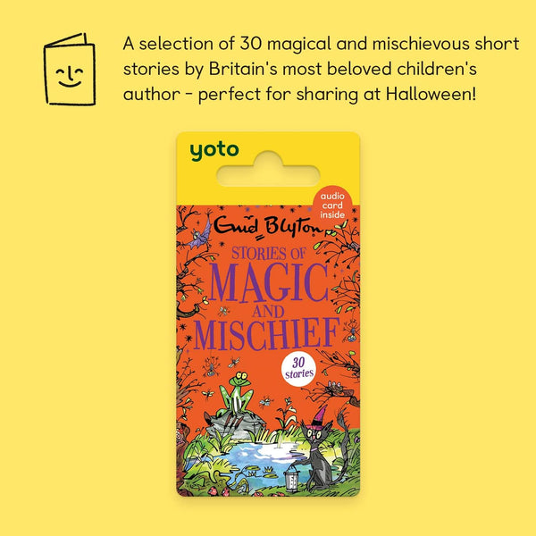 Yoto Stories of Magic & Mischief by Enid Blyton - Kids Audio Card for Use with Player & Mini All-in-1 Audio Device, Screen-Free Listening with Fun Stories for Playtime, Bedtime & Travel, Ages 5+