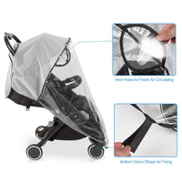 Universal Rain Cover for Pushchair,Pram Rain Cover,Rain Cover for Pram,Travel Weather Shield for Windproof, Waterproof, Protect from Sun Dust Snow