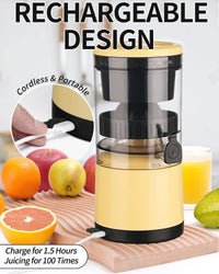 Electric Lemon Juicer Portable USB Rechargeable Citrus Juicer â Multi-Colour