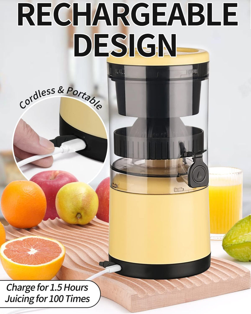 Electric Lemon Juicer Portable USB Rechargeable Citrus Juicer â Multi-Colour