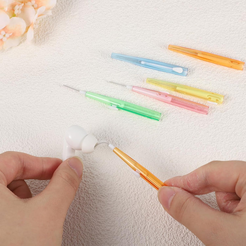 Charging Port Cleaning Brushes 20-Pack Nylon Mini Anti-Clogging Kit â 20 Pack