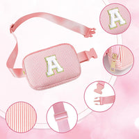 Girls Bum Bag Kids Waist Pack Suitable 8-13 Years Birthday Gift A Pink