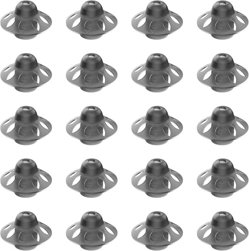 Hearing Aid Domes Silicone Replacement Washable Ear Tips Ã¢ÂÂ 6mm 20 Pcs
