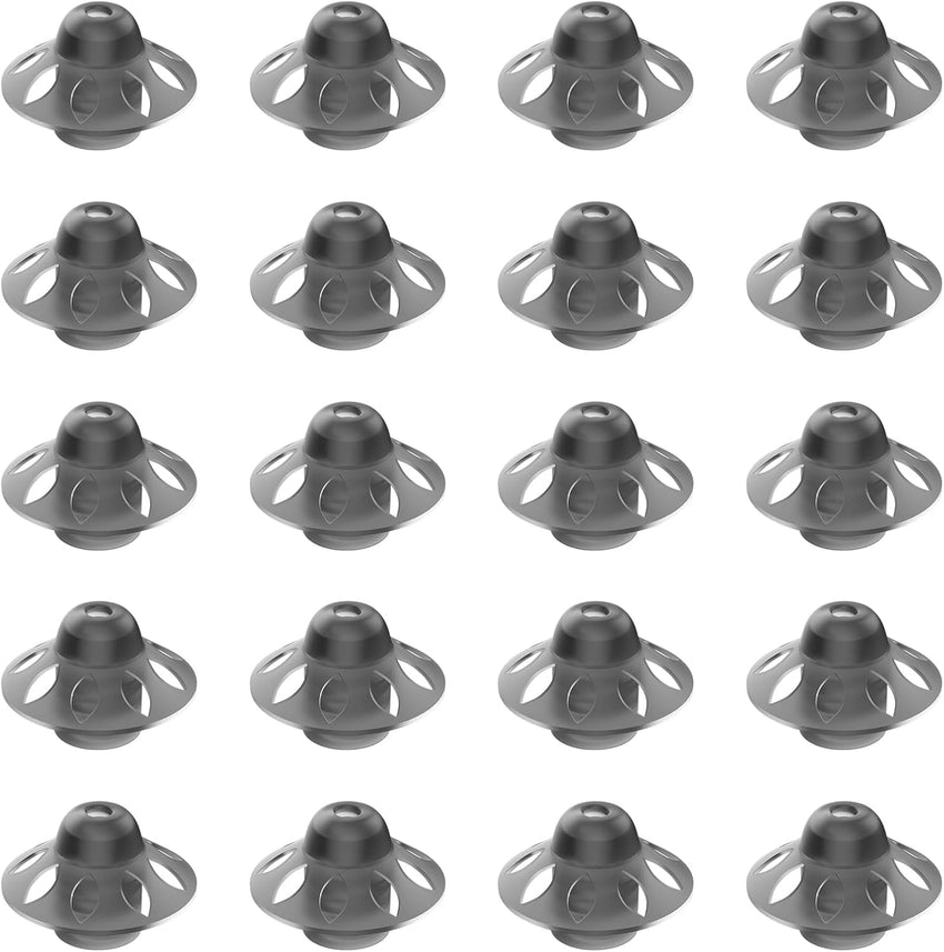 Hearing Aid Domes Silicone Replacement Washable Ear Tips Ã¢ÂÂ 6mm 20 Pcs