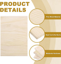 9x Wood Breaking Board 20mm Thick Karate Training Accessory 9 Pack