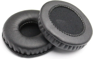 Replacement Earpads Leather Ear Cushions Spare Ear Pads Kit fit for Universal Diameter 55MM(1Pair Black)