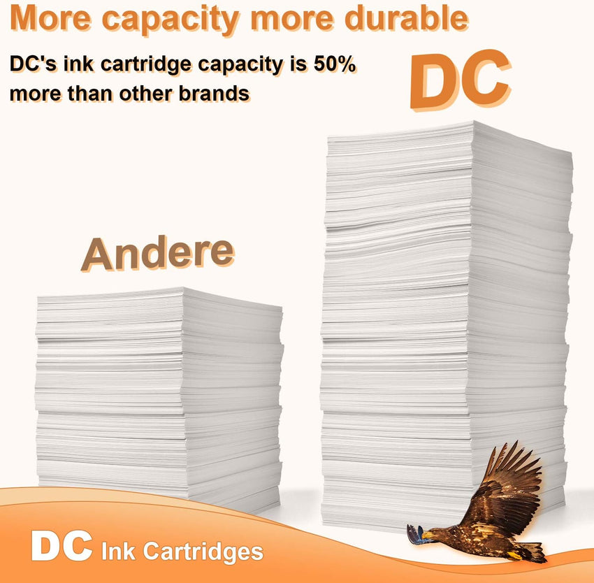 D&C Compatible Ink Cartridge for Brother LC-1220 LC-1240 XL for Brother MFC-J280W MFC-J425W MFC-J435W MFC-J5910DW MFC-J625DW MFC-J6510DW MFC-J6710DW MFC-J6910DW MFC-J825DW MFCJ835DW (10-Pack)