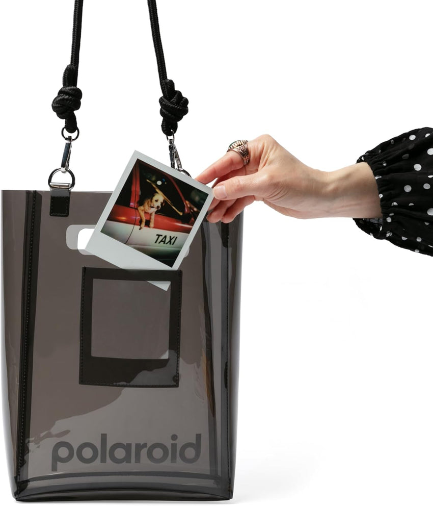 Polaroid Recycled TPU Bucket Bag - Black