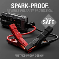 NOCO Boost GB40: 1000A UltraSafe Jump Starter - 12V Lithium Battery Booster Pack, Portable Jump Box, Power Bank & Jumper Cables - for 6.0L Gas and 3.0L Diesel Engines