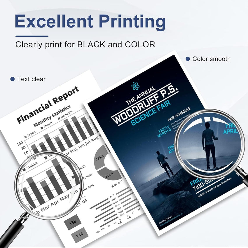 305 Ink Cartridges Black and Colour, 305 XL Ink Cartridges Replacement for HP DeskJet 2700 2710 2720 2722 2800 2810e 2820 Plus 4100 4120 4130 Envy 6000 6010 6020 6030 6032 Pro 6400 6430 6432