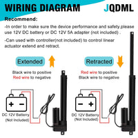 12V Linear Actuator 700mm Stroke 330lbs/1500N IP65 Waterproof 10mm/s Heavy Duty with Mounting Brackets Ã¢ÂÂ 28in