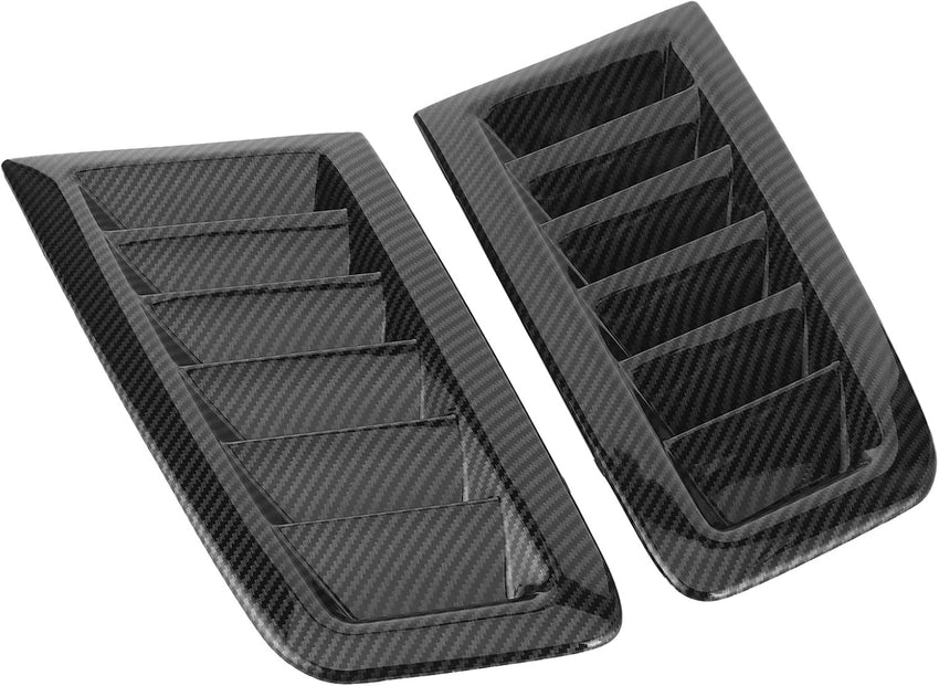 Bonnet Air Vents 2pcs Engine Hood Vents Focus RS MK2 Style â Carbon Fibre