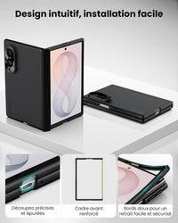 Samsung Galaxy Z Fold 8 Protective Case MagSafe Hinge Protection Shockproof Black