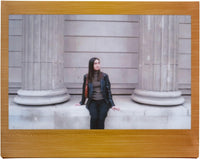 INSTAX WIDE instant film, Brushed Metal Border design, 10 shot cartridge