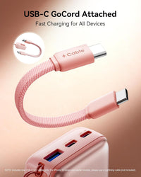 INIU 45W 10000mAh Power Bank PD3.0 USB-C In/Out Fast Charge - Soft Green