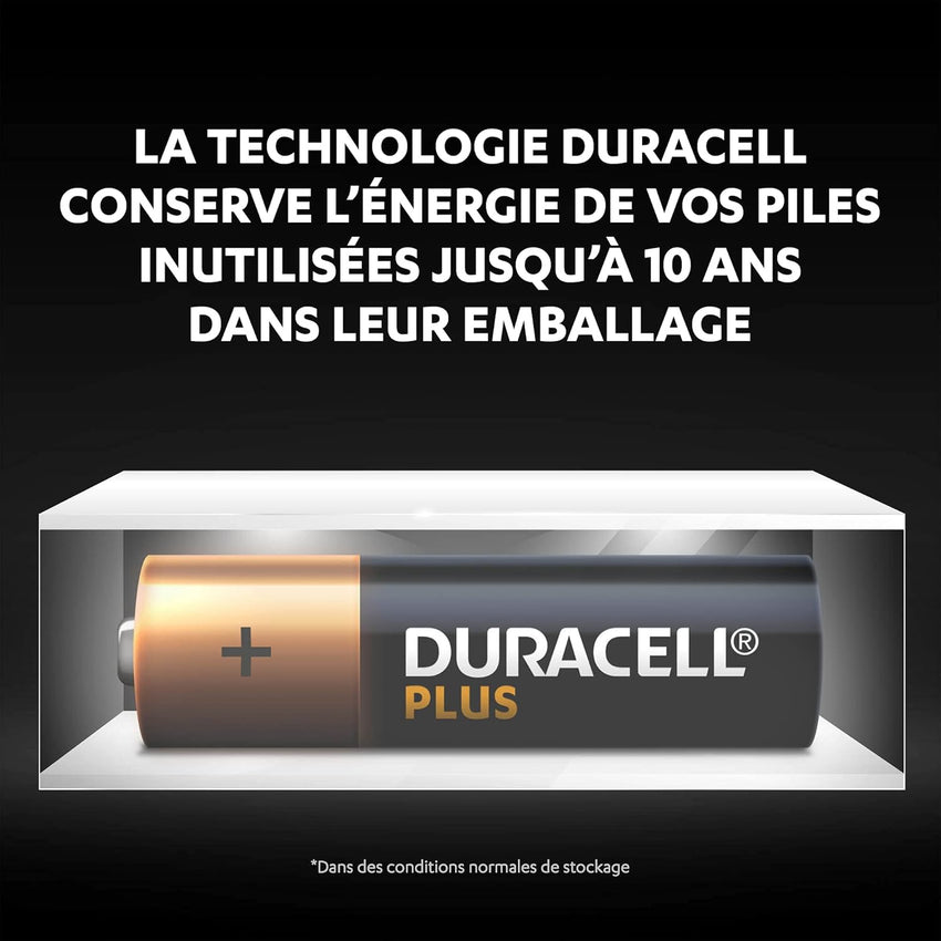 DURACELL Plus AA Batteries (24 Pack) - Alkaline Batteries 1.5V - Up to 150% Extra Life with POWER BOOST Actives- Reliability For Everyday Devices - 0% Plastic Packaging - 10-Year Storage - MN1500
