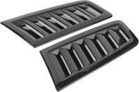 Bonnet Air Vents 2pcs Engine Hood Vents Focus RS MK2 Style â Carbon Fibre