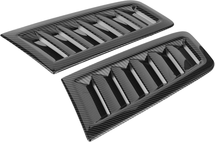 Bonnet Air Vents 2pcs Engine Hood Vents Focus RS MK2 Style â Carbon Fibre